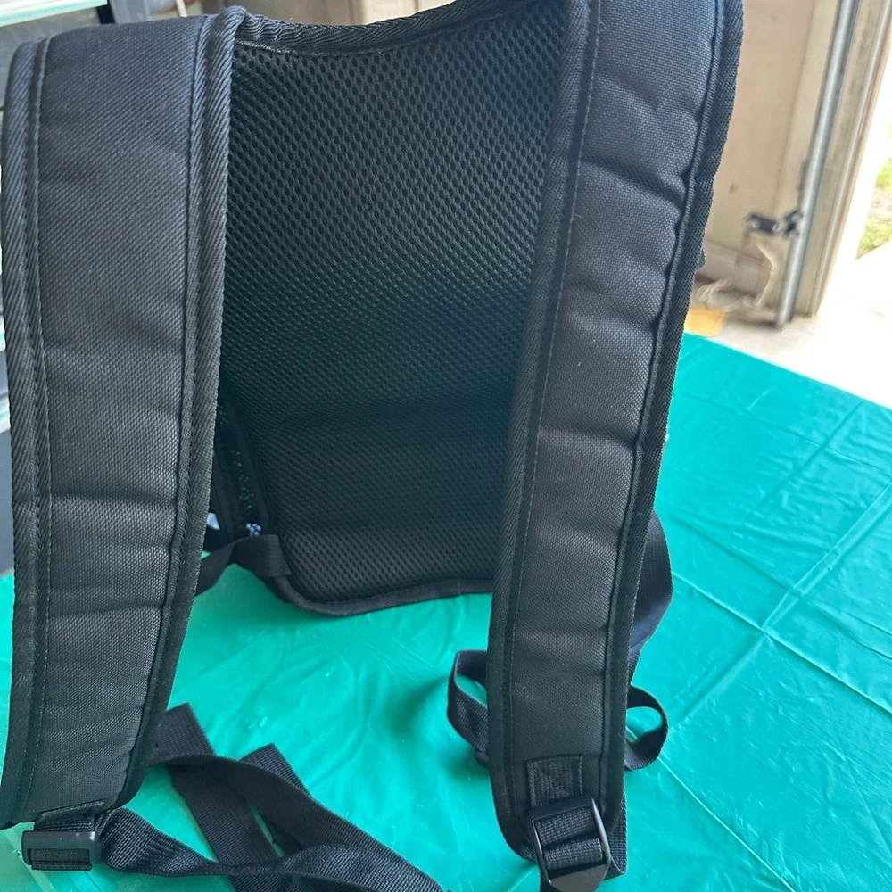Black and White Striped Dog Carrier